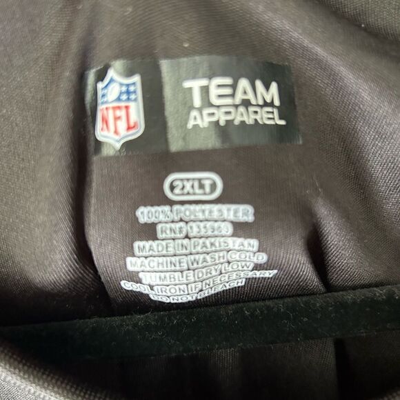 NWT New York Jets NFL Team Apparel Short Sleeve Black Jersey 2XLT - Picture 6 of 7